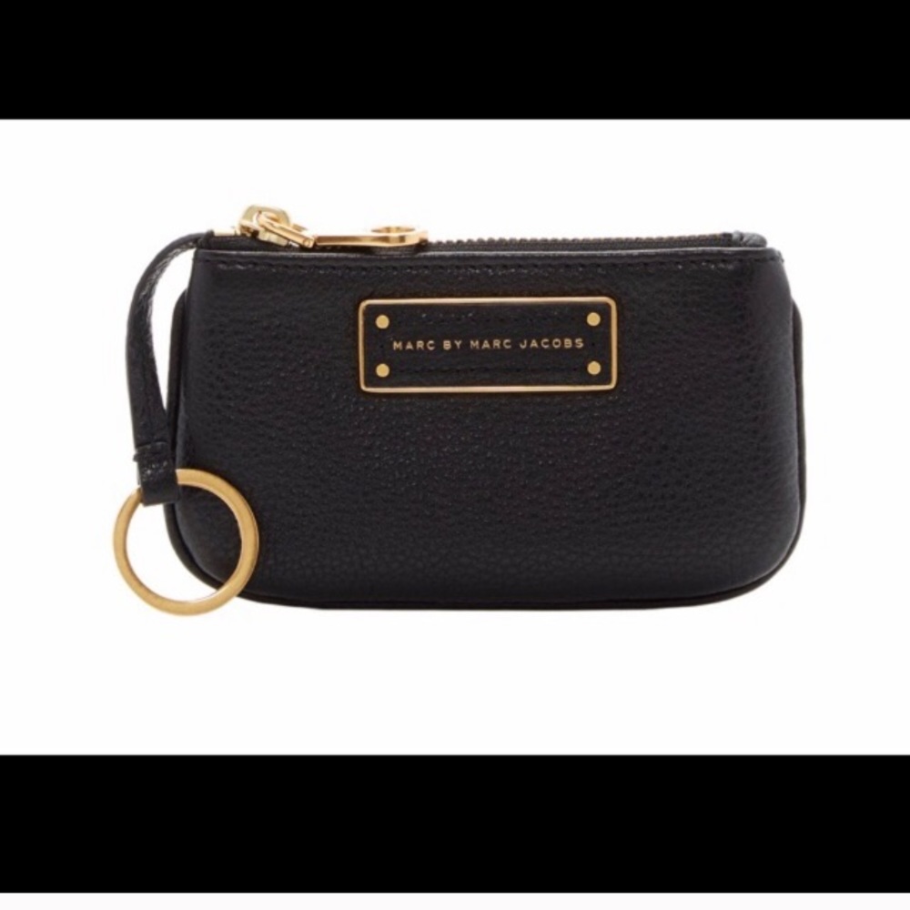 Marc by Marc Jacobs Black Leather Key Pouch